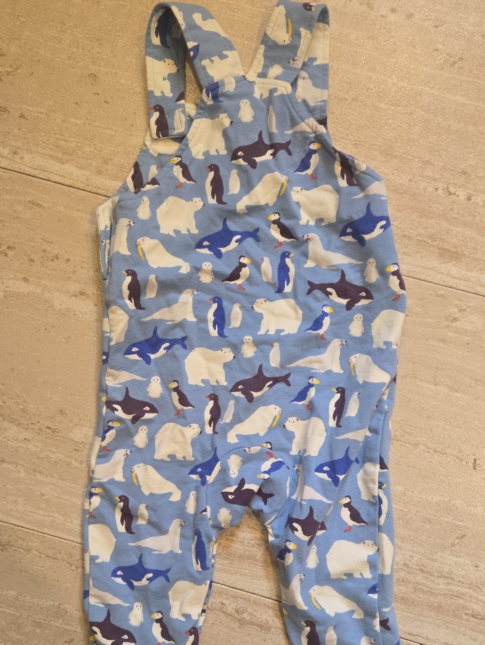 Baby Boden Blue Arctic Animal Onesie Jumpsuit - Picture 8 of 9